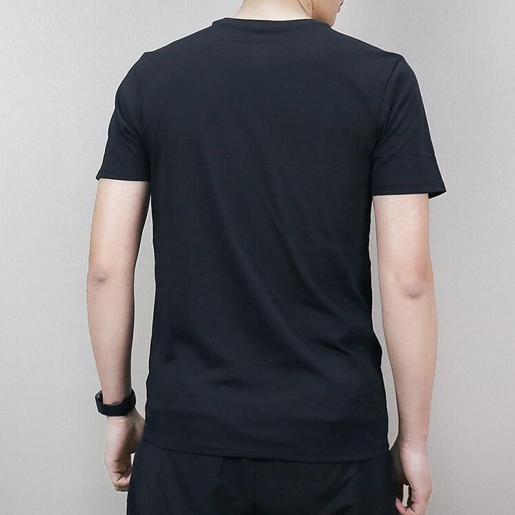 Jordan Alphabet Print Casual Short Sleeve T-Shirt Men Tops Black 895150-010