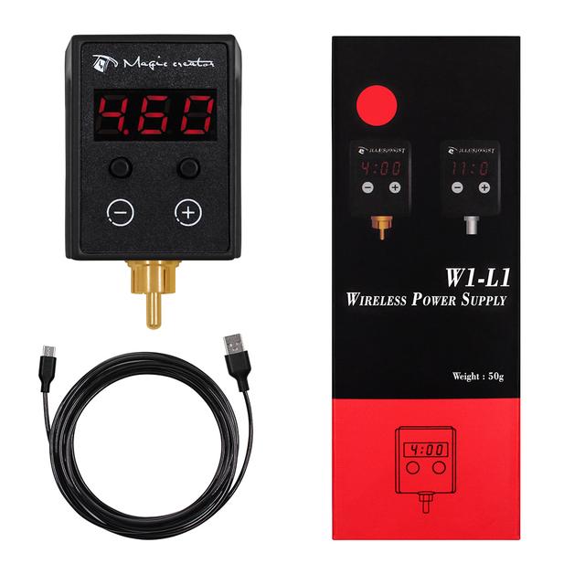 

Беспроводной источник питания для татуировки, мини-устройство питания, машина для татуировки RCA/DC, перезаряжаемая батарея для роторной машины, ручка для татуировки RCA Power