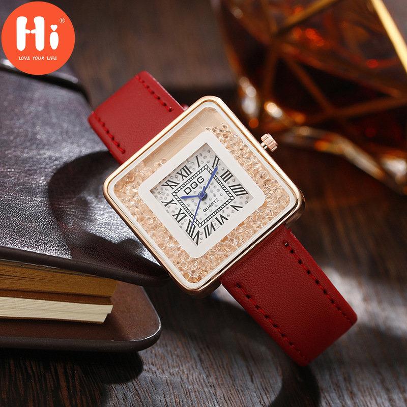 

Привет модные часы Роскошные женские кварцевые часы Водонепроницаемые женские часы Женские наручные часы