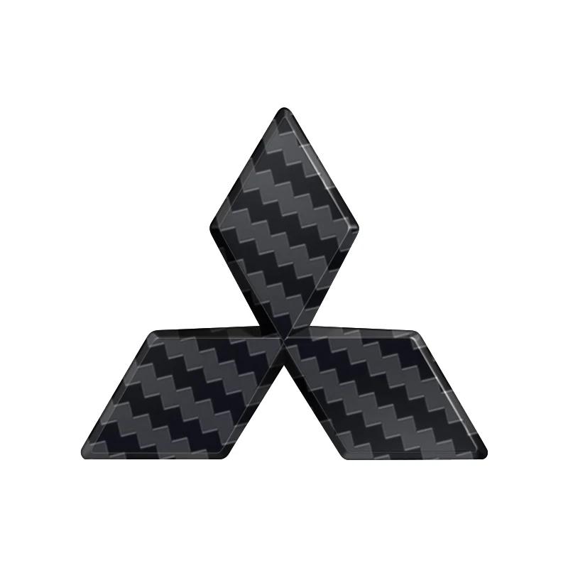 djsc4 1Pcs ABS Car Steering Wheel Center Emblem Sticker Accessories For Mitsubishi ASX Lancer Pajero Outlander L200 EVO Lancer EX