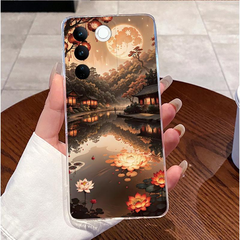 Case For Vivo V25e LATAM V27e V27 V 27 Pro 5G Casing Cute Love Heart Rabbit Funny Cover Clear TPU Silicone Soft Shell Phone Case