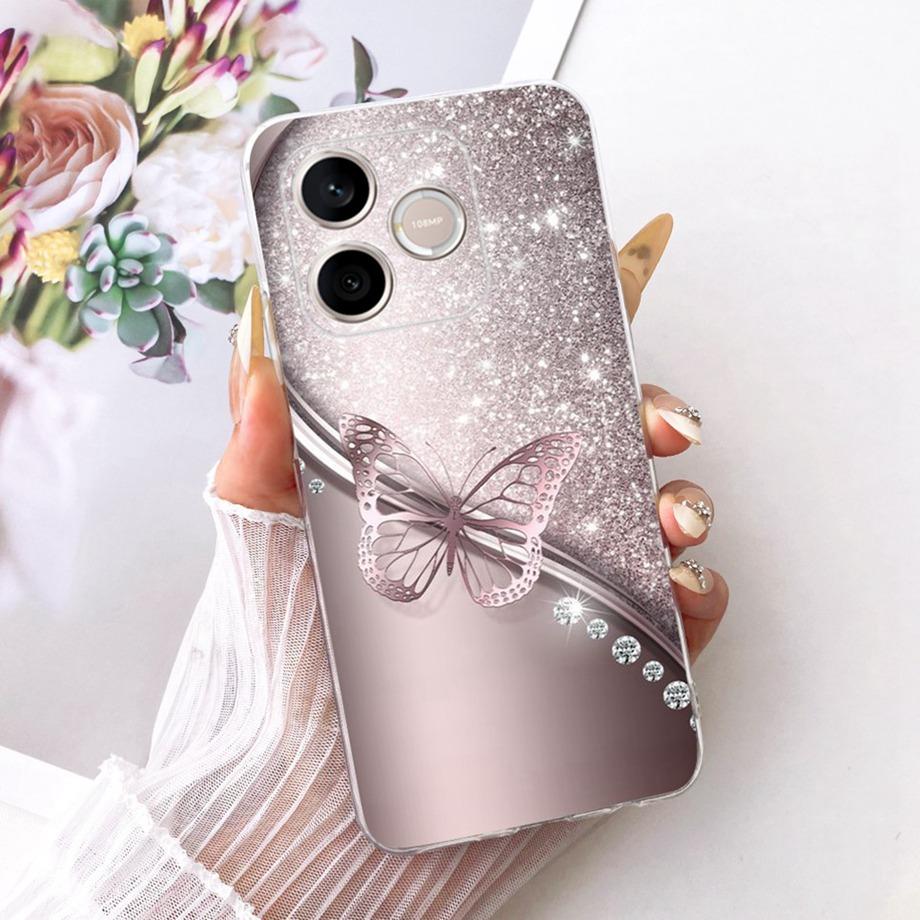 For Honor 600 Lite 500 Smart Phone Case Soft Clear Silicone Back Cover Butterfly Dragon Cat Floral Painting Funda Honor 600 Capa