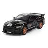 With Display Base 1/32 Alloy Die-cast Mustang Automobile GT500 Car Model Simulation Sound and Light Children's Toy Car Boy Gift Christmas Gift
