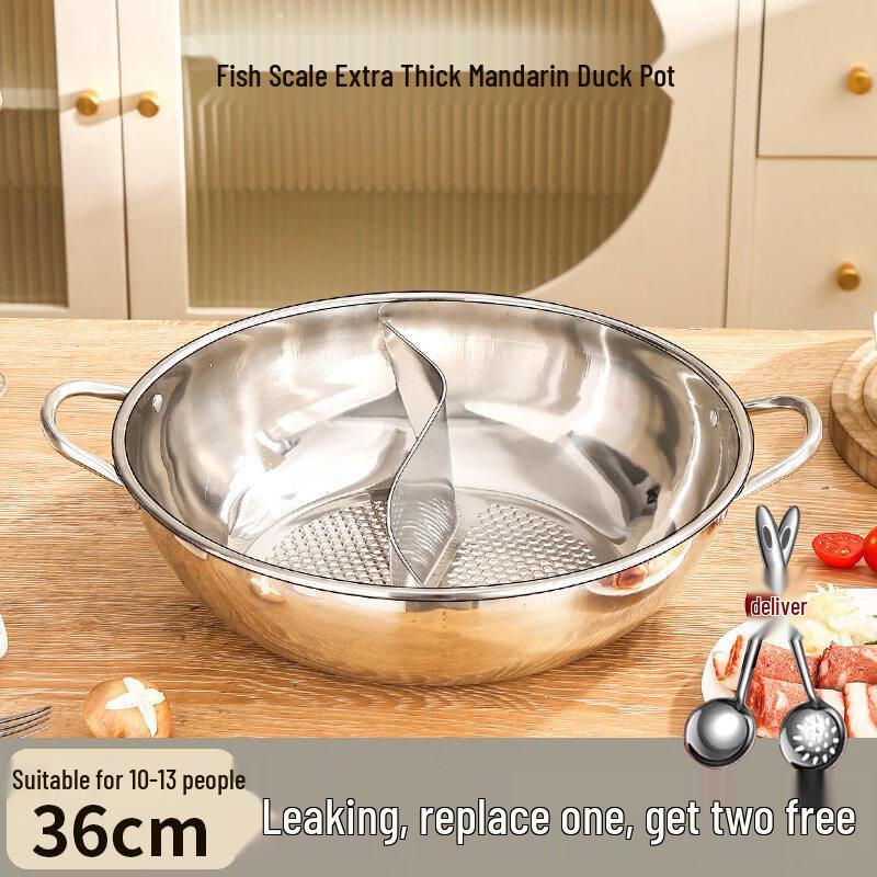 Stainless Steel Mandarin Duck Hot Pot