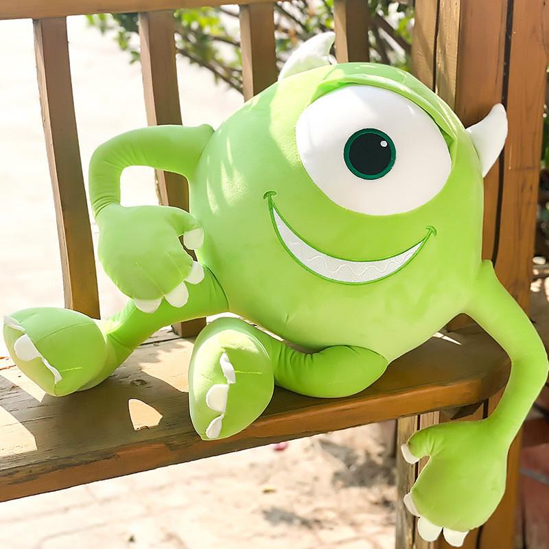 Cute Green Monster Plush Toy Big-eyed Stuffed Doll Perfect Birthday Present