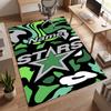 Dallas Stars (1) Covor de birou personalizat cu nume Decor elegant pentru sufragerie, dormitor, bucătărie
