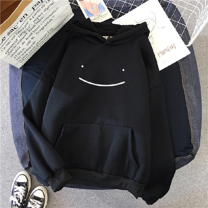 2026 Autumn/Winter Women's Casual Plus Velvet Hooded Sweatshirt - Loose Fit Couple's Hoodie Jacket