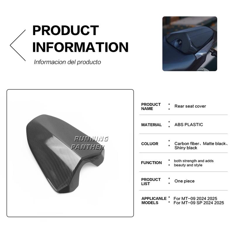 NEW Rear Seat Cover Cowl Pillion Fairing Fit For YAMAHA MT-09 MT09 MT 09 SP mt09 2024 2025 Passenger Tail Back Cover