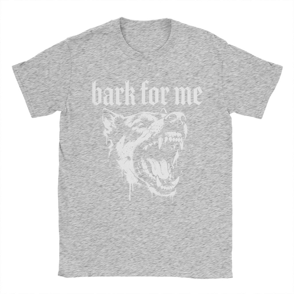 Bark for Me Gothic Fierce Dog 100 Cotton T Shirt For Man Summer Awesome T Shirts Comfortable Novelty Tees Hot Sale Tops