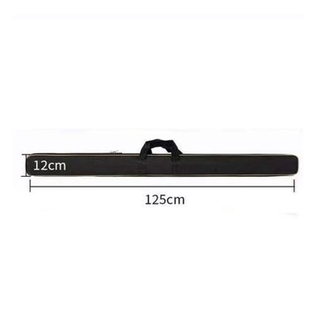 Hand Woven Handle Fishing Rod Case Storage Two Way Zipper Fishing Gear Bag Storage Umbrella