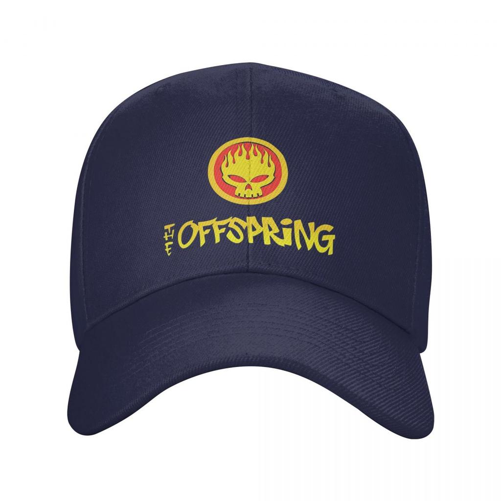 The Offspring Flammande Skalle På Cirkel Logotyp Basebollkepsar Snapback Herr Dam Mössor Casual Keps Sport Basebollkeps Keps