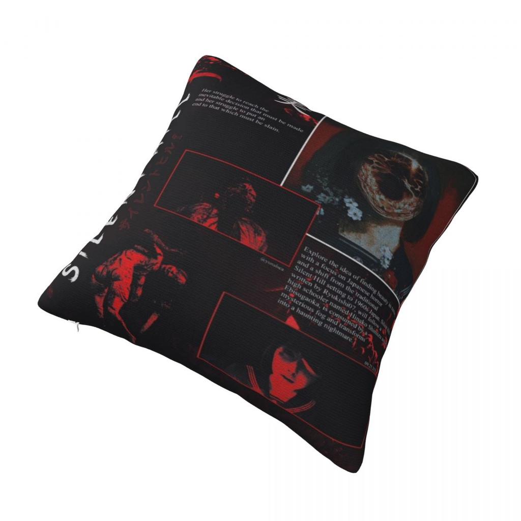Living Room Decorations Silent Hill F Horror Game Pillowcase Merch Pillow Covers Zippered Multi Size