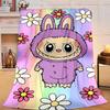 1PC Bunny Costume Adventure Flannel Blanket Gift, Suitable for Both Men And Women, Soft Ideal for Beds And Sofa, Birthday Or Christmas Gift