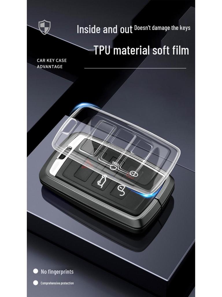 Land Rover Schlüsselhülle: Aluminiumgehäuse für Range Rover Sport, Velar, Evoque, Discovery, Freelander.