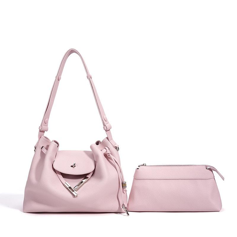 Damen Tasche leichte Luxus große Kapazität Messenger Umhängetasche Damen vielseitig Pendler Frühling und Sommer Koreanische Leder Handtasche Achseltasche