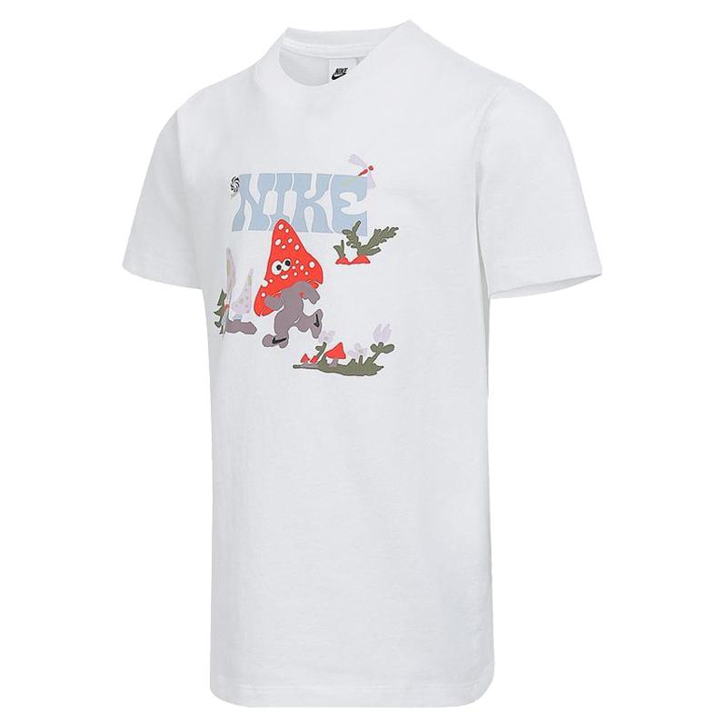 Nike T-Shirt Ss25 Sports Casual Versatile Short Sleeve Unisex Tops White IF0601100
