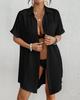 2026 Spring/Summer Casual Women's Loose Pocket Lapel Shirt