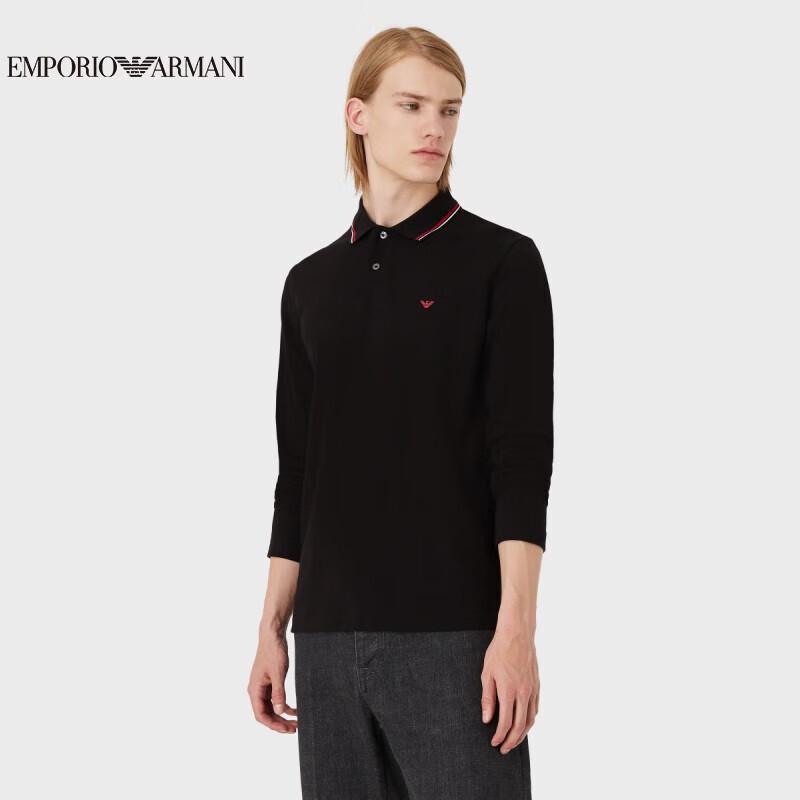 Мужская рубашка-поло с длинным рукавом Emporio Armani L