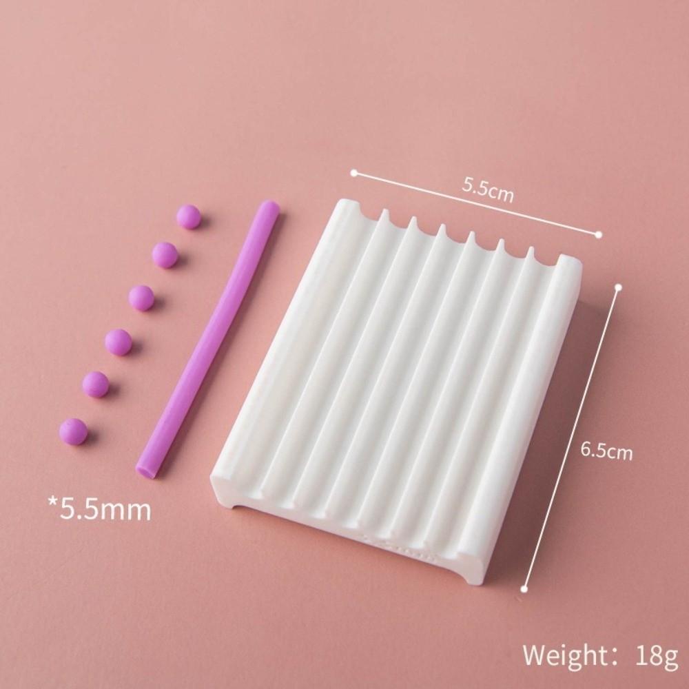 Mini kuličková forma na hlínu Kuličková forma na hlínu 2 v 1 Válečková lišta Forma Nový nástroj na tvarování ručním válením DIY šperky