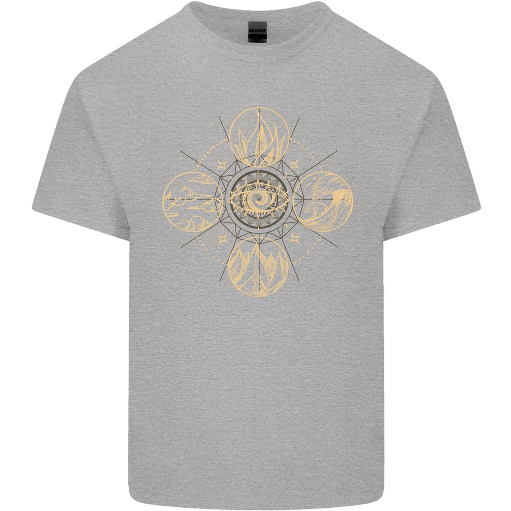 Celestial EleUnisexts Astrology Star Sign Unisexs Light Cotton TShirt