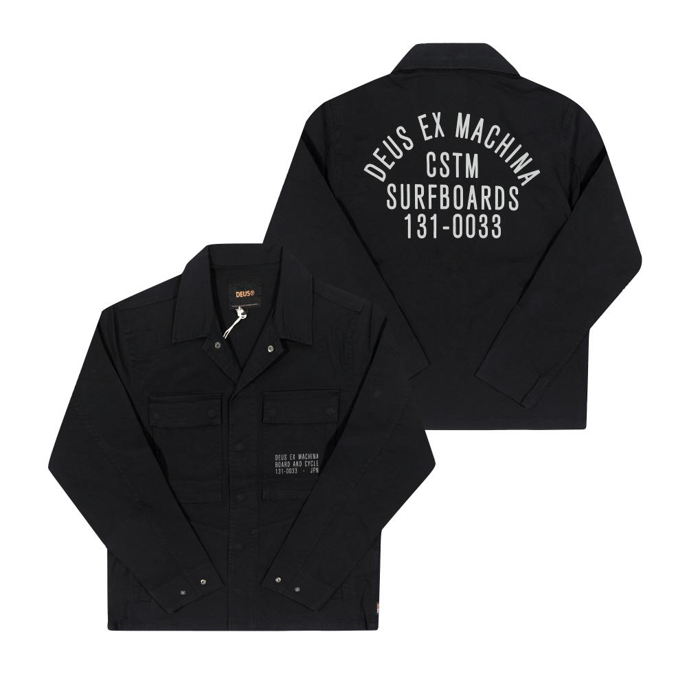 

DeuS Ex Machina Tommy Poplin Surf Over Men S Shirt Dmp255118 Blk DMP255118 BLK (XL)