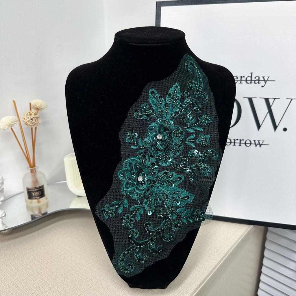 Heavy Industry Embroidery Colorful Beads Decal Decorative Accessories Three-Dimensional Flowers Nail Beads To Flowers