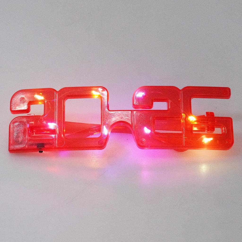 Light Up Glasses,2026 Led Glasses Glow Glasses 3 Light Modes 2026 New Year Eyewear Glow In The Dark Party Supplies