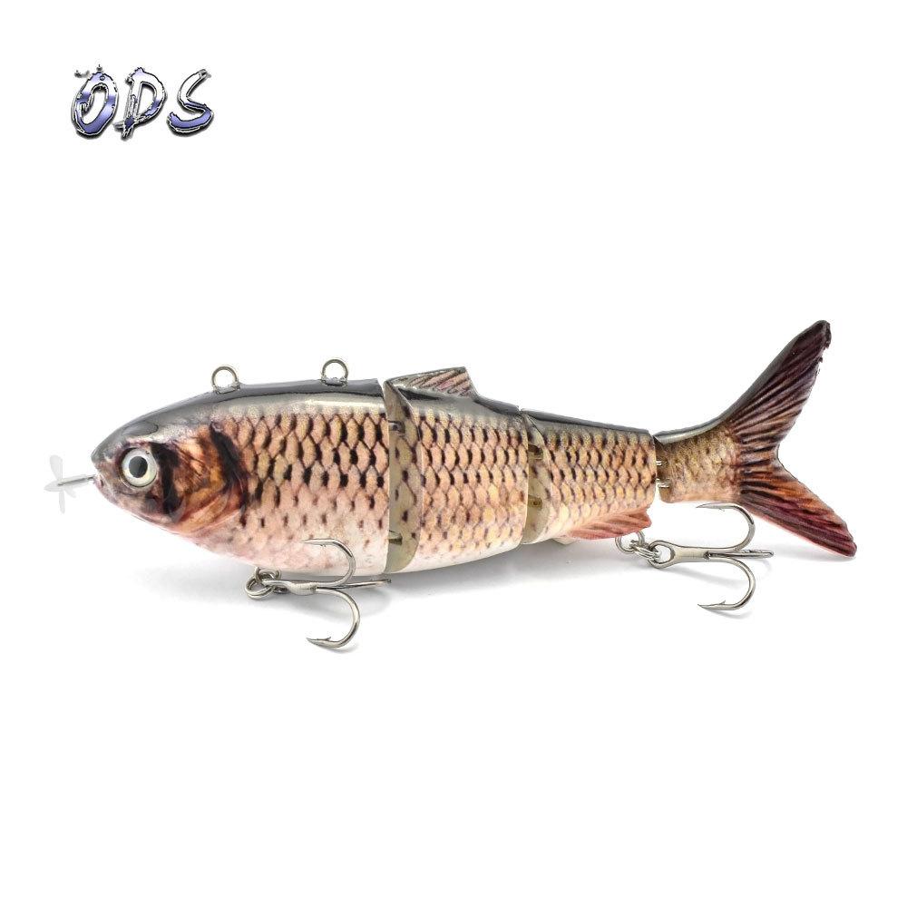 Rechargeable 130mm 42g Automatic Swimming Electronic Fish Lure Bait Smart Plastic Bait for Bottom Fishing