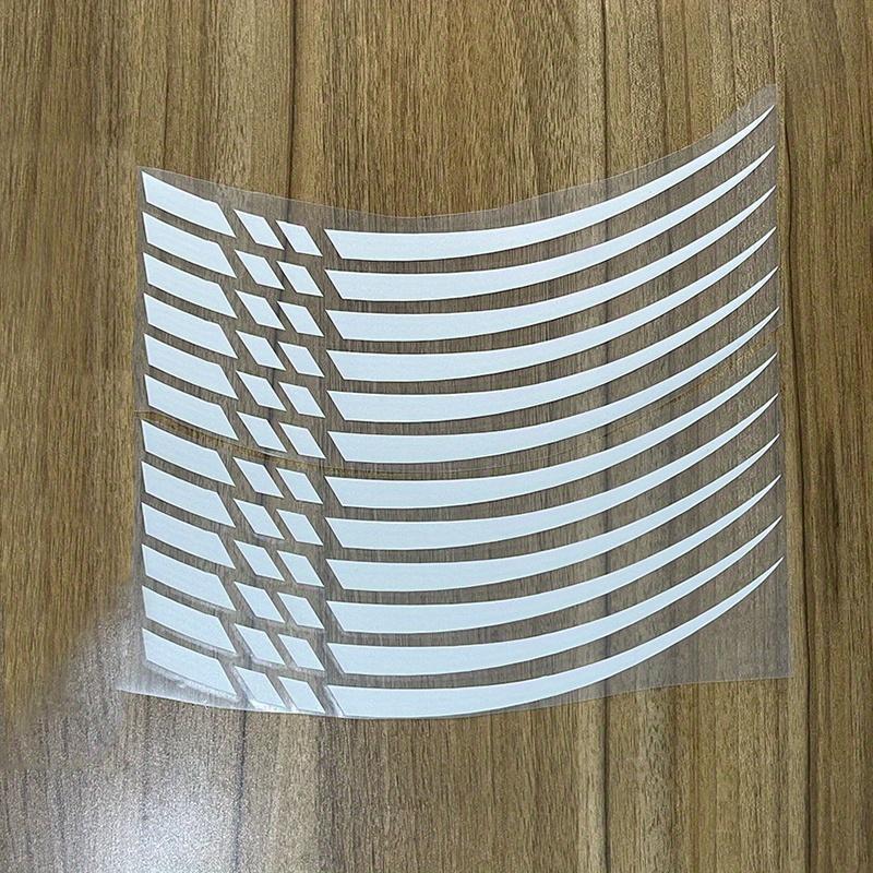 

12 шт. Наклейки на ступицу мотоцикла, спортивные полосы, обод колеса, водонепроницаемые виниловые наклейки, съемные украшения для ступицы мотоцикла, аксессуары для ступицы