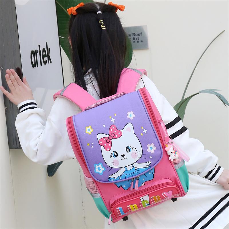 Schultasche Grundschüler Cartoon niedlich Weltraumtasche Jungen 1.-3. Klasse Rucksack