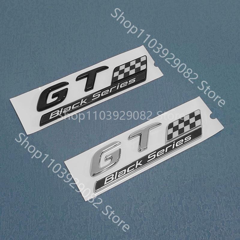 Car ABS GT Black Series Trunk Fender Logo Badge Emblem Decals Sticker For Mercedes Benz SLS AMG GT C63 CLK 63 SLK 55 SL 65