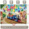 Party Backdrop Train Photo Booth Decor Birthday Party Decor