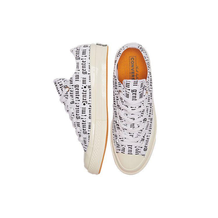 Converse Chuck Taylor All Star 1970s Comfortable Versatile Low Top Canvas Shoes Unisex Sneakers White 168698C