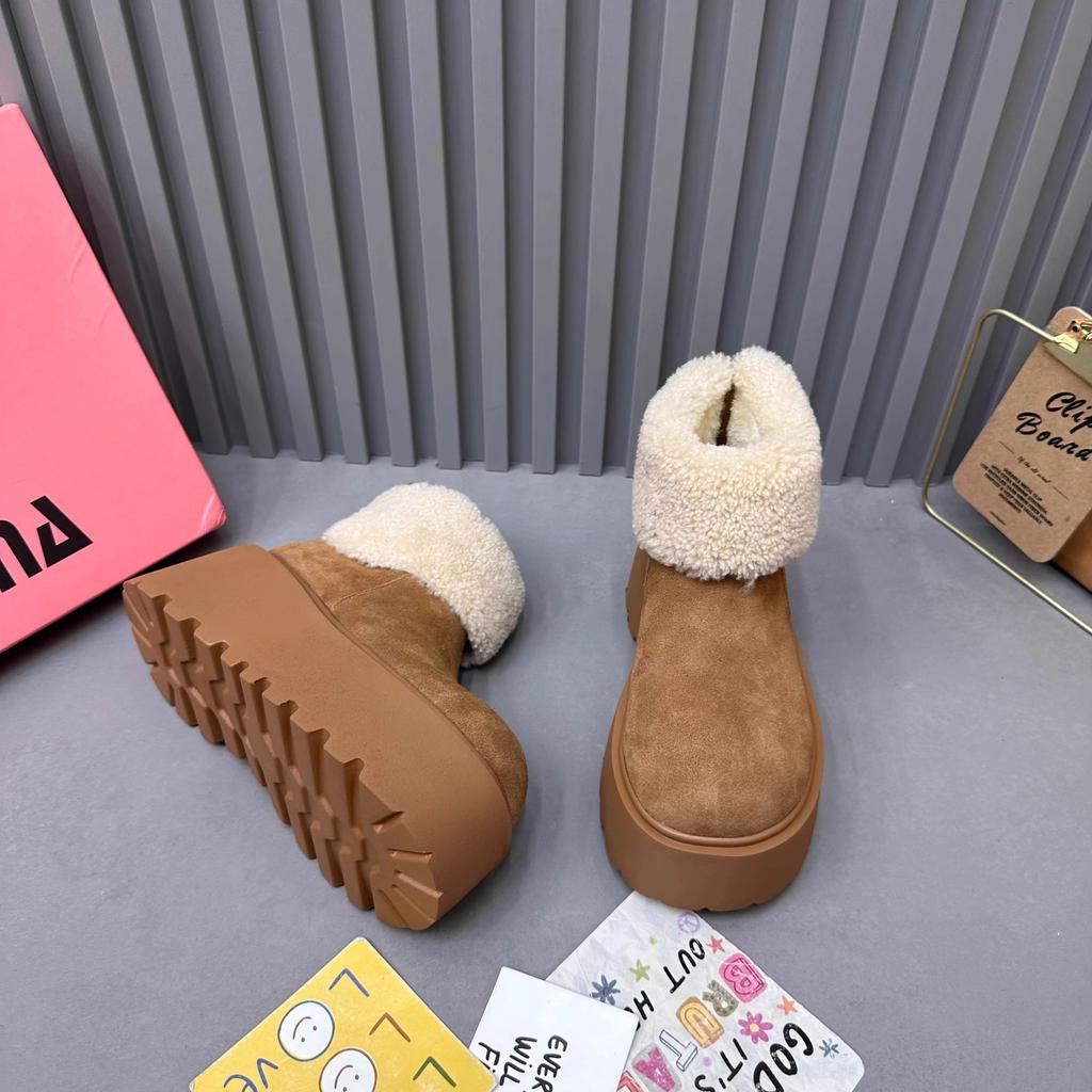 Schneestiefel mit dicker Sohle für Damen 2024 neue Winter-Kurzstiefel gefüttert und verdickt Nordöstliche Schneeschuhe Baumwollstiefel Baumwollschuhe Damenschuhe