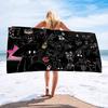Boykisser Silly cartoon Microfiber Printed Beach Towel Mountain Climbing Yoga Beach Swimming Running Absorbent Soft Towel