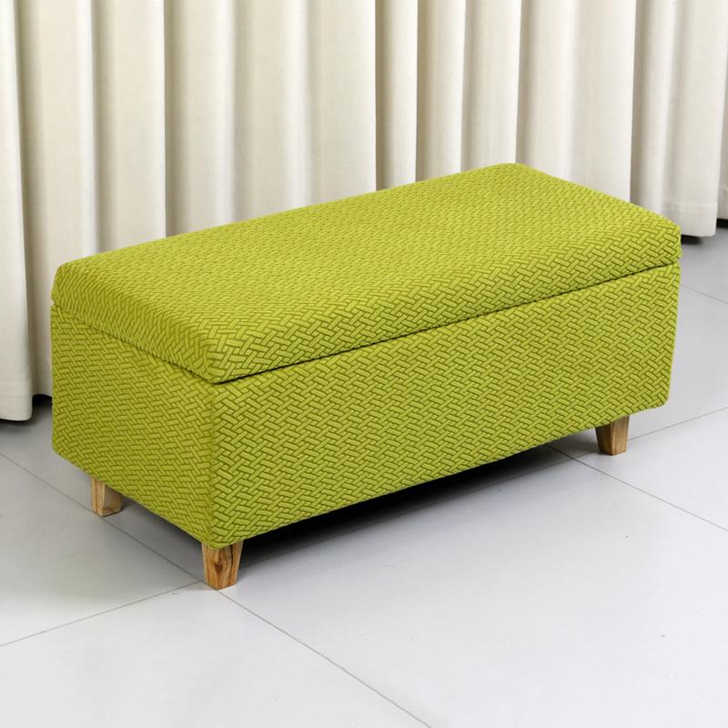 Rechteckiger Aufbewahrungshockerbezug, faltbarer Fußhockerbezug, Sofa-Fußstütze, Bankhocker-Schutz, Wohnzimmer, Büro, Heimdekoration