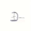 1pc Flash Lip Ring Mudball C Ring Horseshoe Ring Shambhala Synthetic Gems Stainless Steel Piercing Jewelry Lip Nail Lip Jewelry