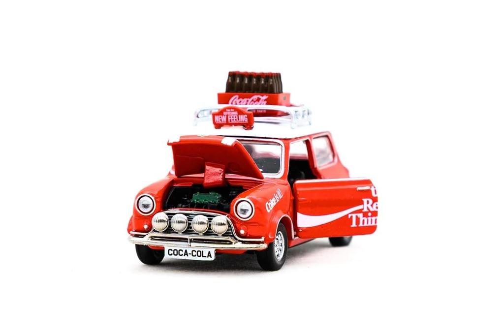 Tiny City Scale Mini Cooper Mk 1 Diecast Car 1/50 Coca-Cola