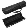 16 Hole Flute Bag Artificial Leather Black Flutes Case Box Musical Instrument Accessories