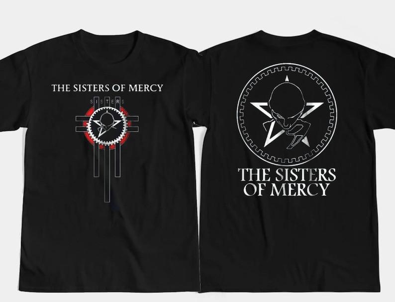 

Футболка Sisters of Mercy Иконы Готик-Рока Жуткая Музыкальная Футболка Унисекс Футболка XXXL