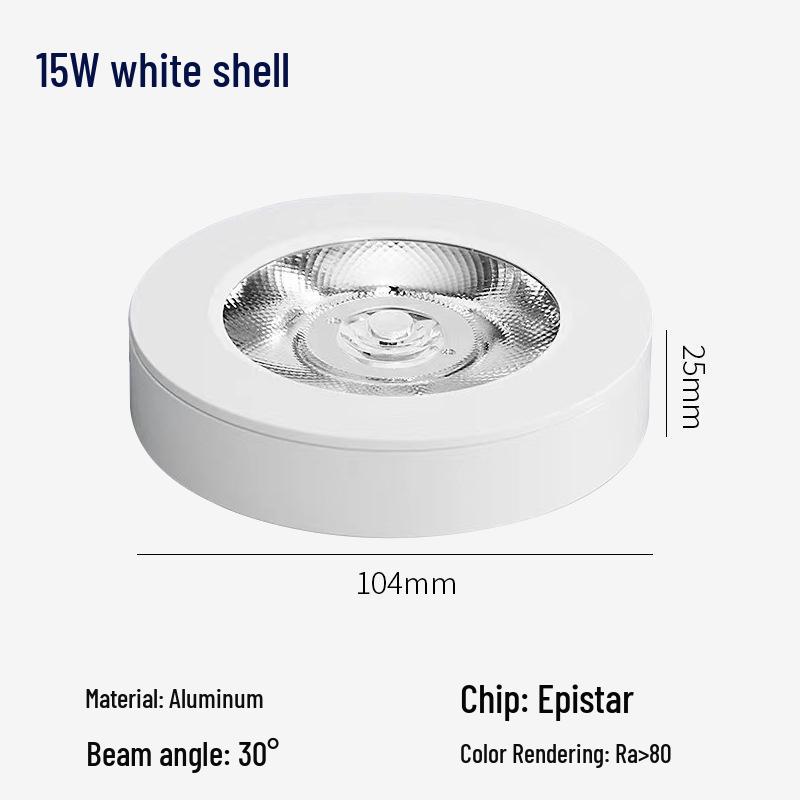 Three Pines Ultra-Thin LED Surface-Mounted Mini Spotlight for Ceiling, Wine Cabinet, and Wardrobe