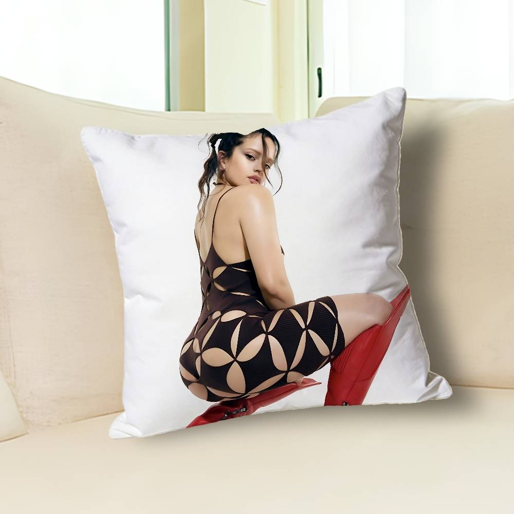 R-Rosalias Motomami Anime Celebrity Merchandise All-Match Printed Pillow Case Sofa Car Office Room Decoration Protector