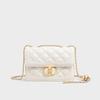 Bag Women's New Summer Leather Women's Bag Messenger Bag Chain High-end Shoulder Small Square Bag