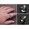 Vintage Adjustable Rings Retro Wrench Rings Open Rings Wrench Finger Rings Wrench Adjustable Ring Alloy Material for Men
