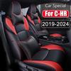 Custom Luxury Car Seat Covers For Toyota CHR 2019-2025 Waterproof Artificial Leather Automobile interior Design Styling-Full Set