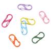 4-50Pcs Alloy+Iron Spray Paint Double S Buckle Clasps For Key Bag Accessories