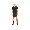 Nike Solid Color Brand Logo Split Hem Drawstring Shorts Men Shorts Black DM4761-010