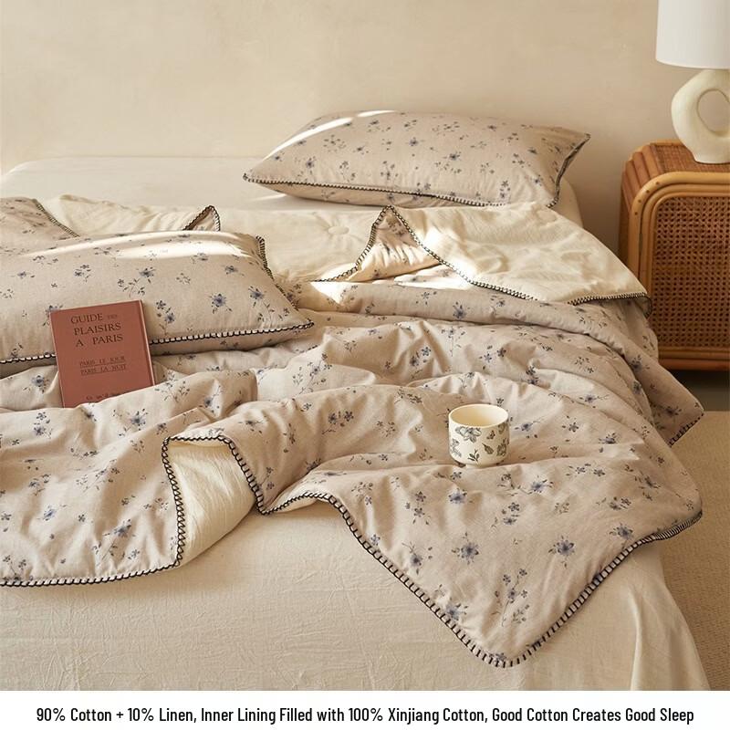 Yuan Zhi Wei Machine Washable Pure Cotton Summer Quilt