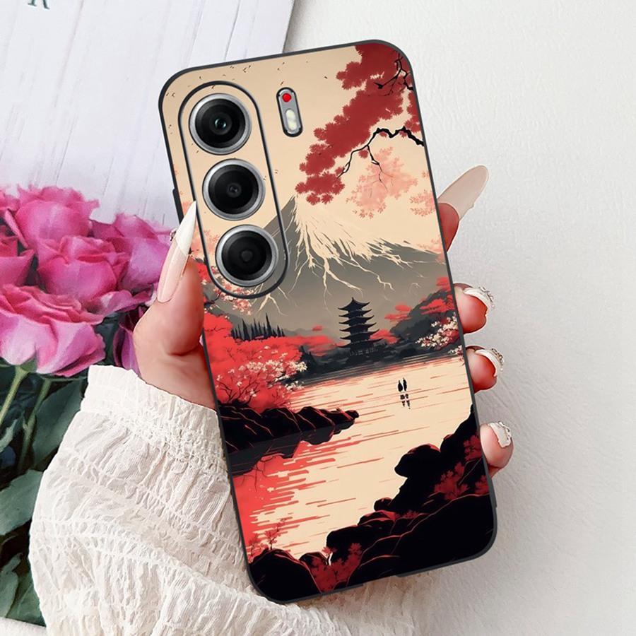 For Tecno Camon 40 Pro 5G Case CM7 Cute Cat Cool Painted TPU Soft Silicone Back Cover For Tecno Camon40 Camon 40Pro Phone Cases