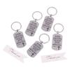 12Set Cross Christian Gifts Inspirational Bible Verse Keychain, Be Strong And Courageous Pendant, Religious Jewelry For Birthday